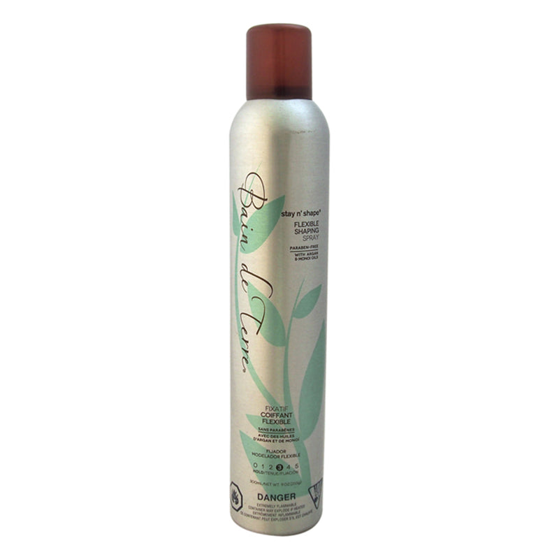 Bain De Terre Stay N Shape Flexible Shaping Spray by Bain de Terre for Unisex - 9.1 oz Hair Spray