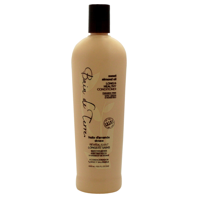Bain De Terre Sweet Almond Oil Long and Healthy Conditioner by Bain de Terre for Unisex - 13.5 oz Conditioner