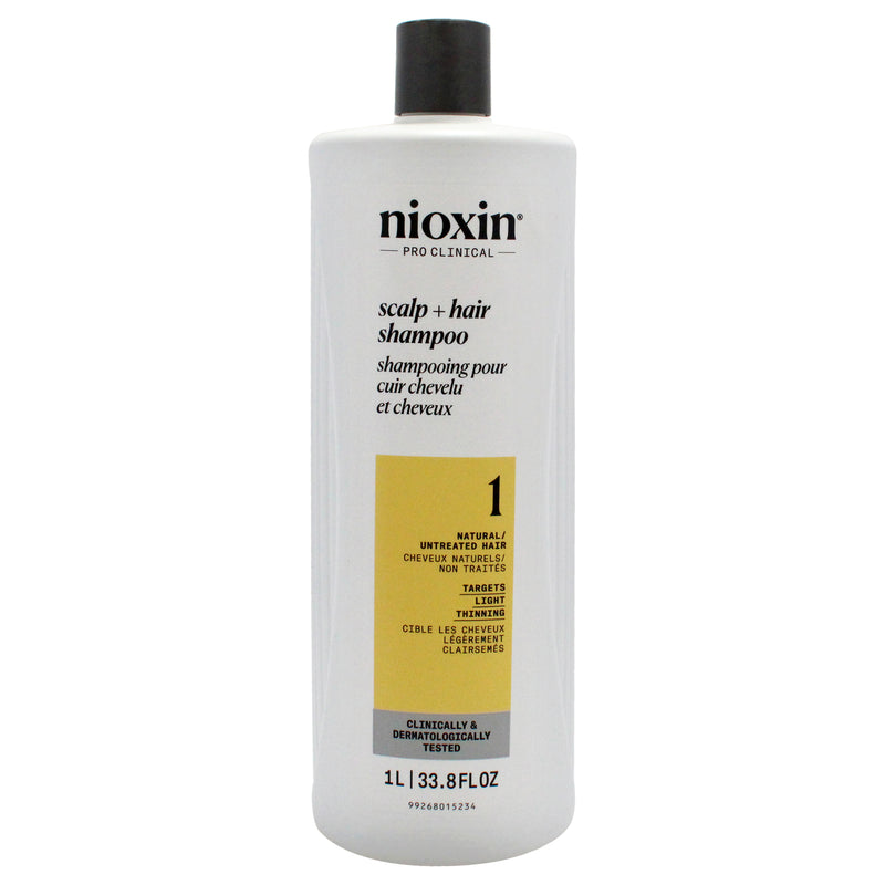 Nioxin System 1 Cleanser Shampoo by Nioxin for Unisex - 33.8 oz Shampoo