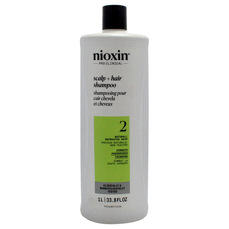 Nioxin System 2 Cleanser Shampoo by Nioxin for Unisex - 33.8 oz Shampoo