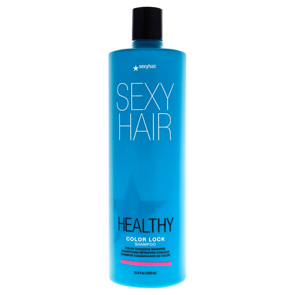 Sexy Hair Sexy Hair Healthy Color Lock Shampoo by Sexy Hair for Unisex - 33.8 oz Shampoo