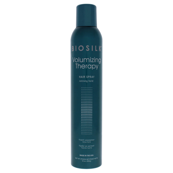 BioSilk Volumizing Therapy Hairspray - Strong Hold by Biosilk for Unisex - 10 oz Hair Spray