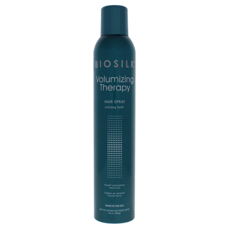 BioSilk Volumizing Therapy Hairspray - Strong Hold by Biosilk for Unisex - 10 oz Hair Spray