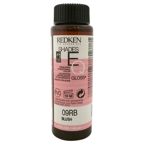 Redken Shades EQ Color Gloss - 09RB Blush by Redken for Women - 2 oz Hair Color