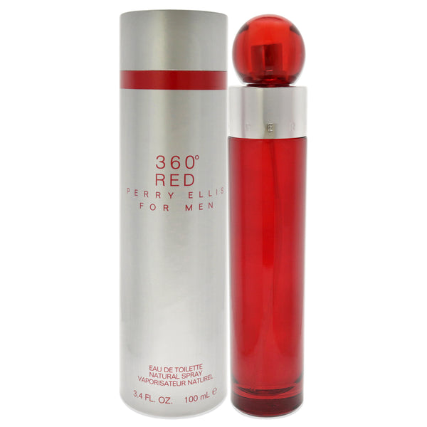 Perry Ellis 360 Red by Perry Ellis for Men - 3.4 oz EDT Spray