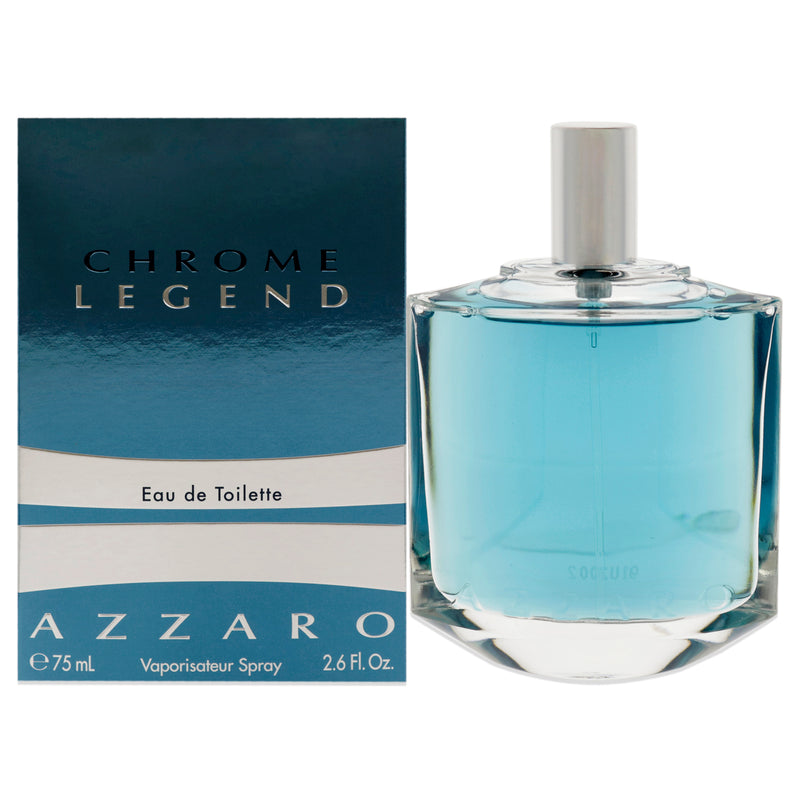 Azzaro Chrome Legend by Azzaro for Men - 2.6 oz EDT Spray