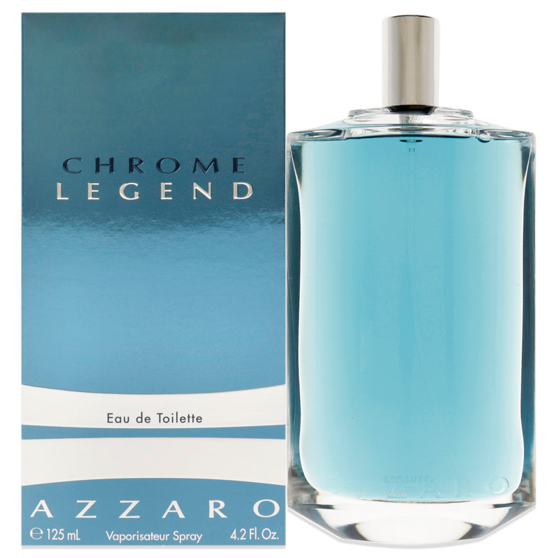 Azzaro Chrome Legend by Azzaro for Men - 4.2 oz EDT Spray