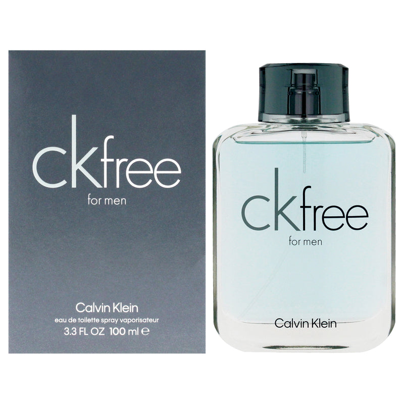 Calvin Klein CK Free by Calvin Klein for Men - 3.3 oz EDT Spray