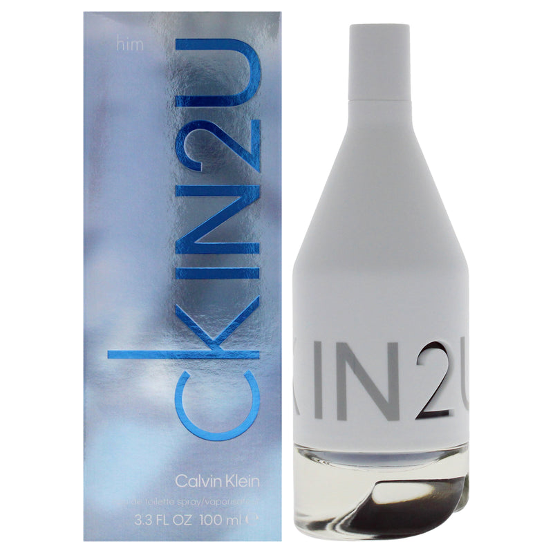 Calvin Klein CKIN2U by Calvin Klein for Men - 3.3 oz EDT Spray