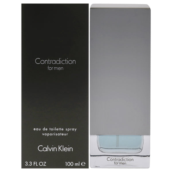 Calvin Klein Contradiction by Calvin Klein for Men - 3.4 oz EDT Spray