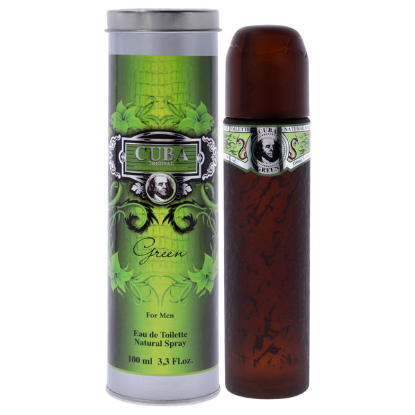 Cuba Cuba Green by Cuba for Men - 3.3 oz EDT Spray