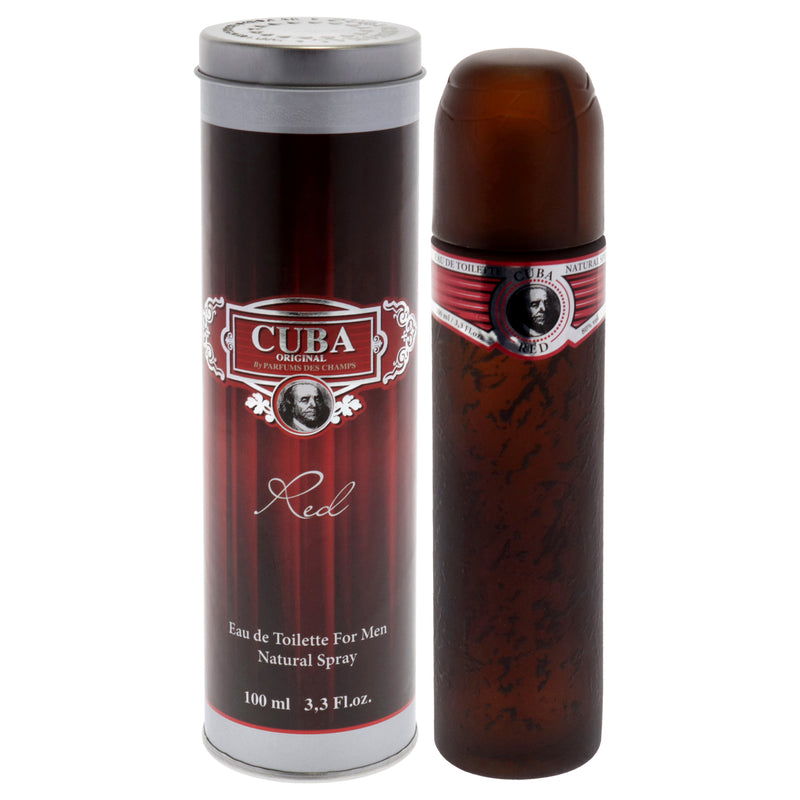 Cuba Cuba Red by Cuba for Men - 3.3 oz EDT Spray