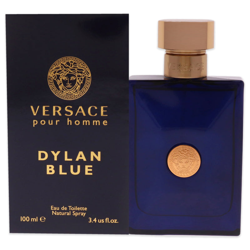 Versace Dylan Blue by Versace for Men - 3.4 oz EDT Spray