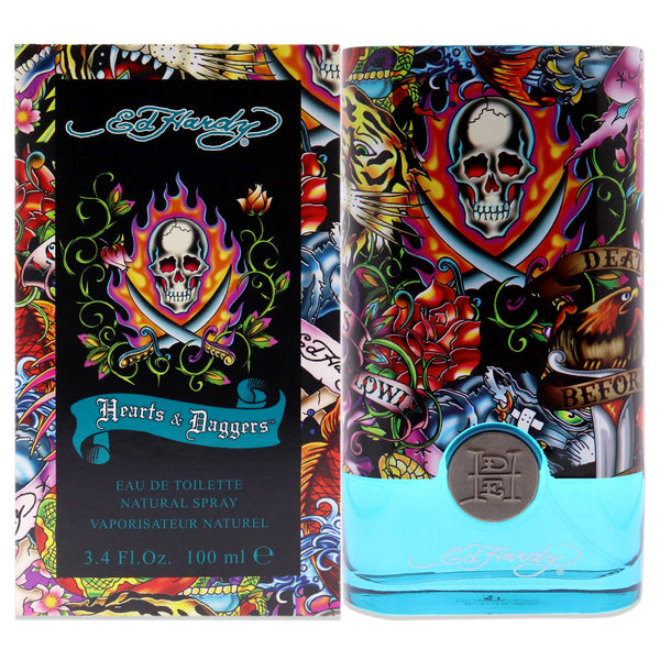 Christian Audigier Ed Hardy Hearts and Daggers by Christian Audigier for Men - 3.4 oz EDT Spray