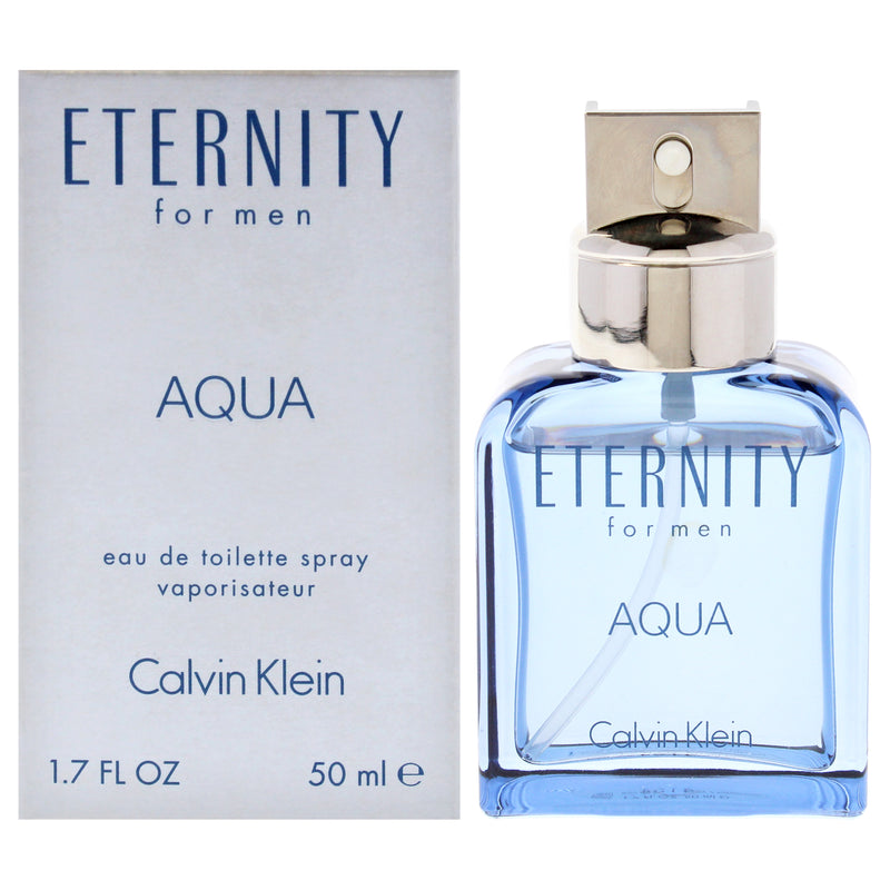 Calvin Klein Eternity Aqua by Calvin Klein for Men - 1.6 oz EDT Spray