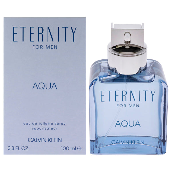 Calvin Klein Eternity Aqua by Calvin Klein for Men - 3.3 oz EDT Spray