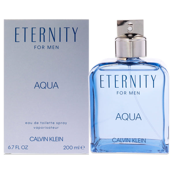 Calvin Klein Eternity Aqua by Calvin Klein for Men - 6.7 oz EDT Spray