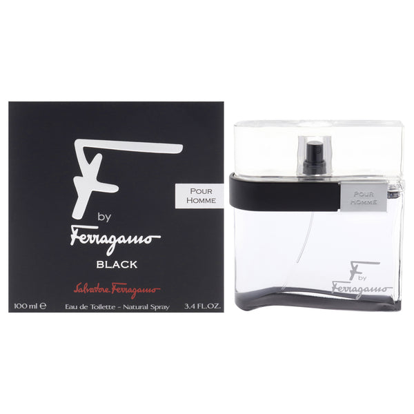 Salvatore Ferragamo F Black by Salvatore Ferragamo for Men - 3.4 oz EDT Spray