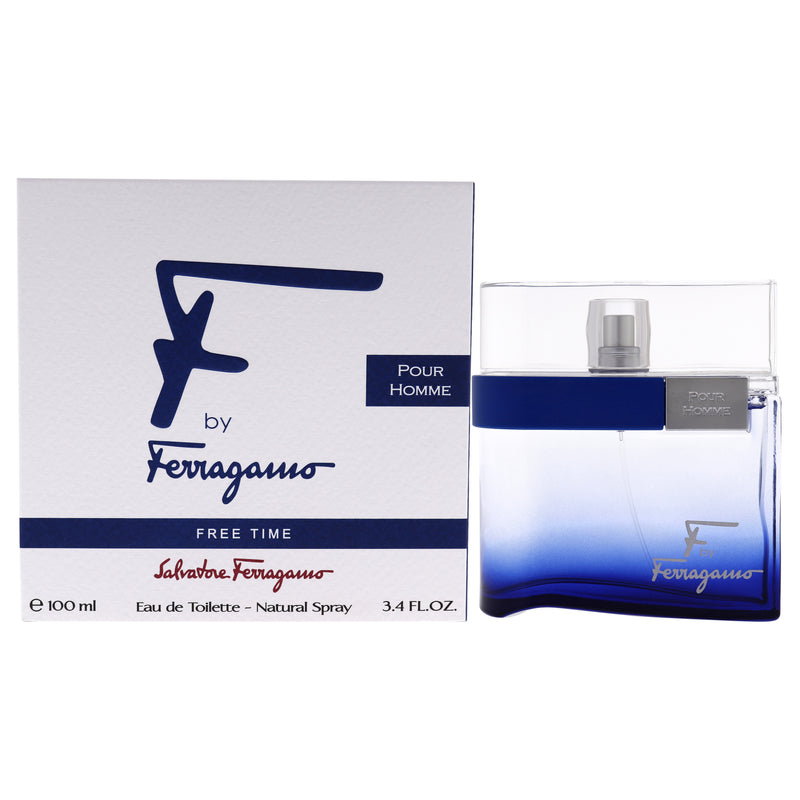 Salvatore Ferragamo F by Ferragamo Free Time by Salvatore Ferragamo for Men - 3.4 oz EDT Spray