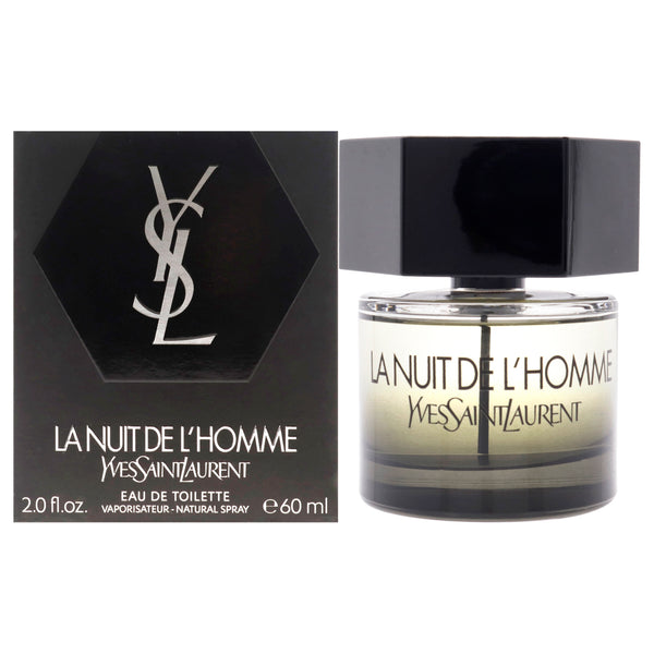 Yves Saint Laurent La Nuit De LHomme by Yves Saint Laurent for Men - 2 oz EDT Spray