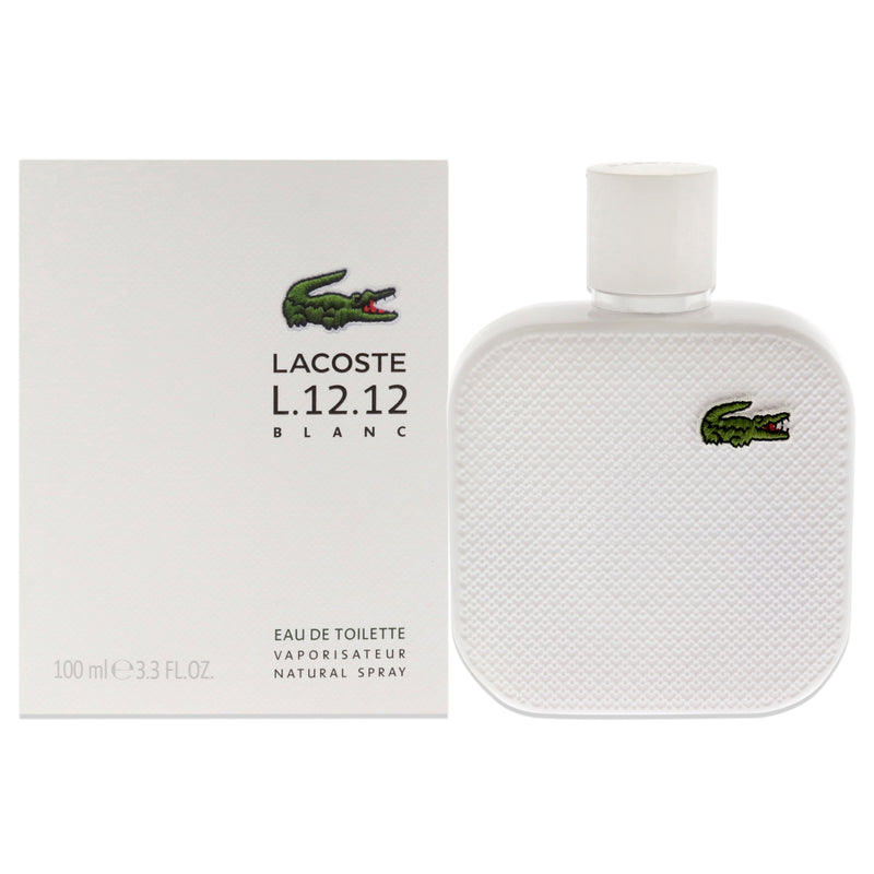 Lacoste Lacoste Eau De Lacoste L.12.12 Blanc by Lacoste for Men - 3.3 oz EDT Spray