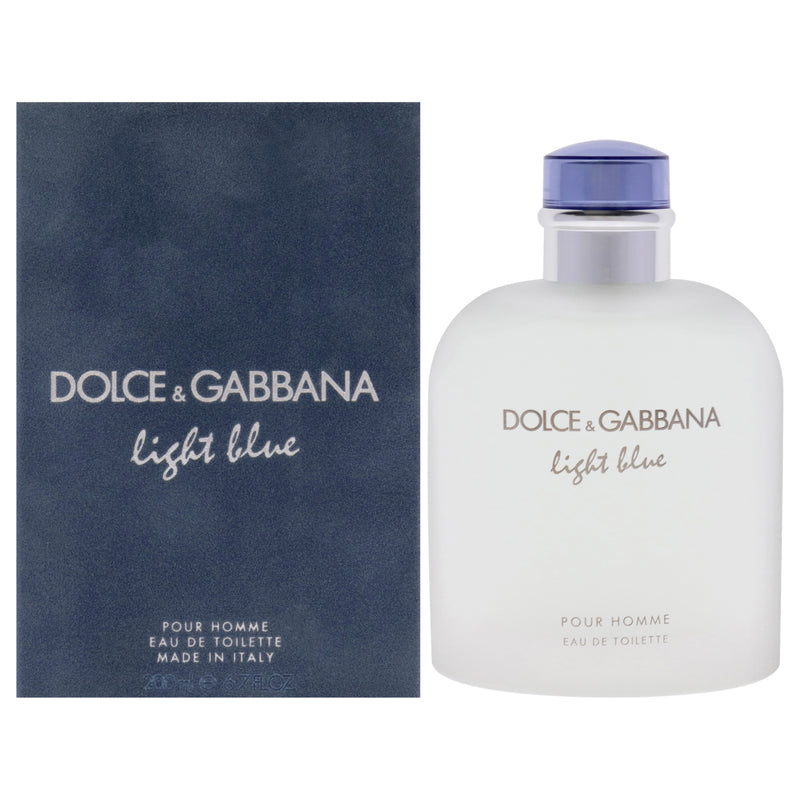 Dolce & Gabbana Light Blue by Dolce and Gabbana for Men - 6.7 oz EDT Spray