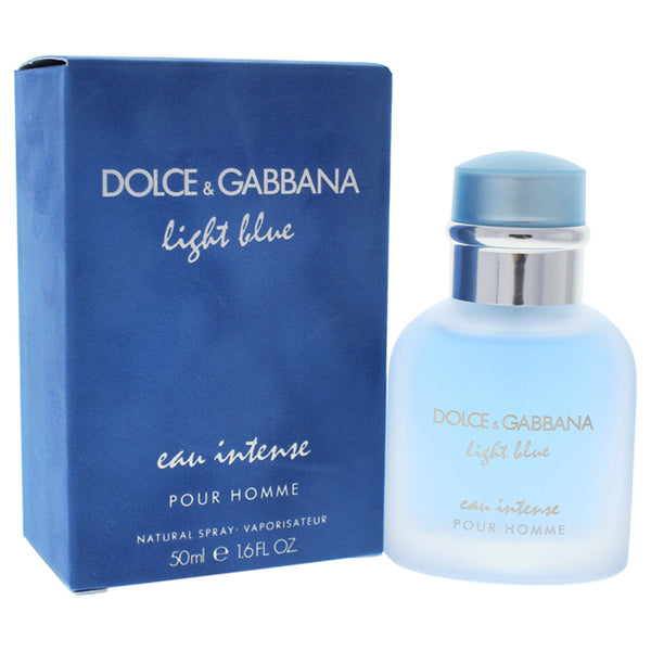 Dolce & Gabbana Light Blue Eau Intense by Dolce and Gabbana for Men - 1.7 oz EDP Spray