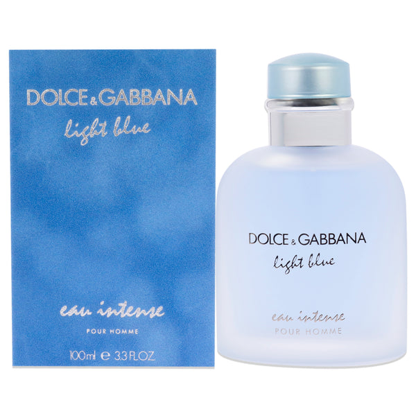 Dolce & Gabbana Light Blue Eau Intense by Dolce and Gabbana for Men - 3.3 oz EDP Spray