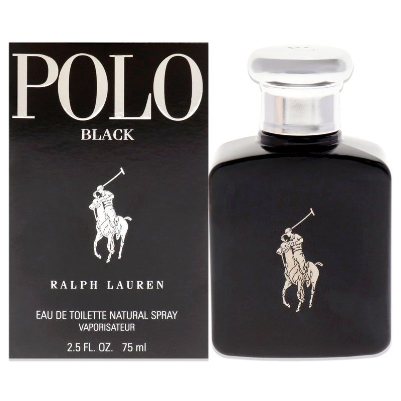 Ralph Lauren Polo Black by Ralph Lauren for Men - 2.5 oz EDT Spray