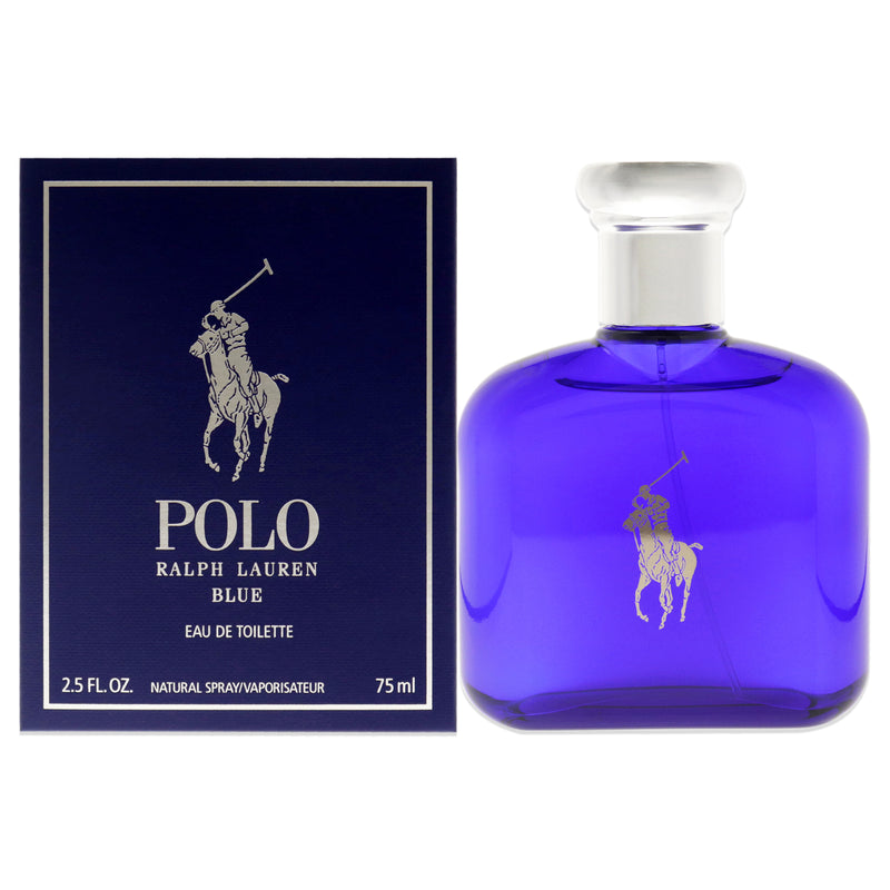 Ralph Lauren Polo Blue by Ralph Lauren for Men - 2.5 oz EDT Spray