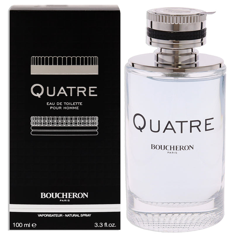 Boucheron Quatre by Boucheron for Men - 3.3 oz EDT Spray