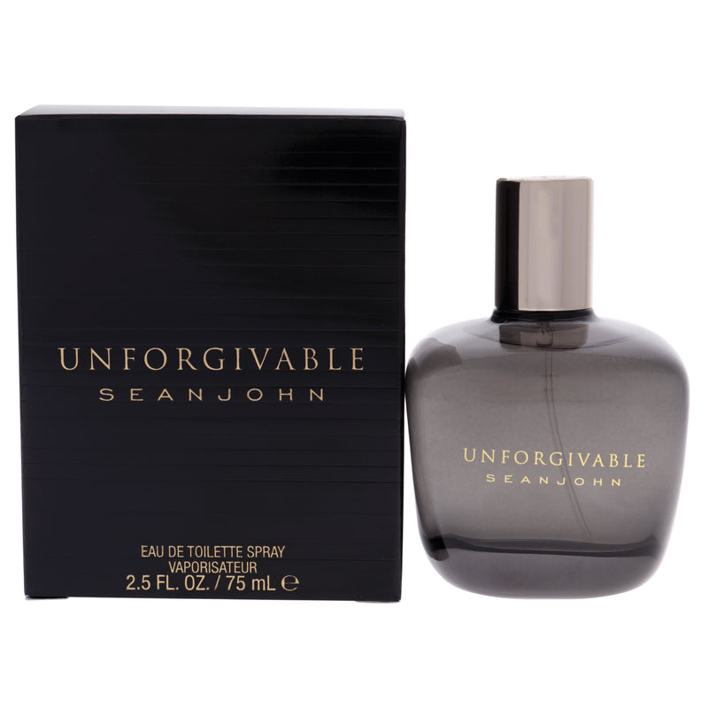 Sean John Unforgivable by Sean John for Men - 2.5 oz EDT Spray