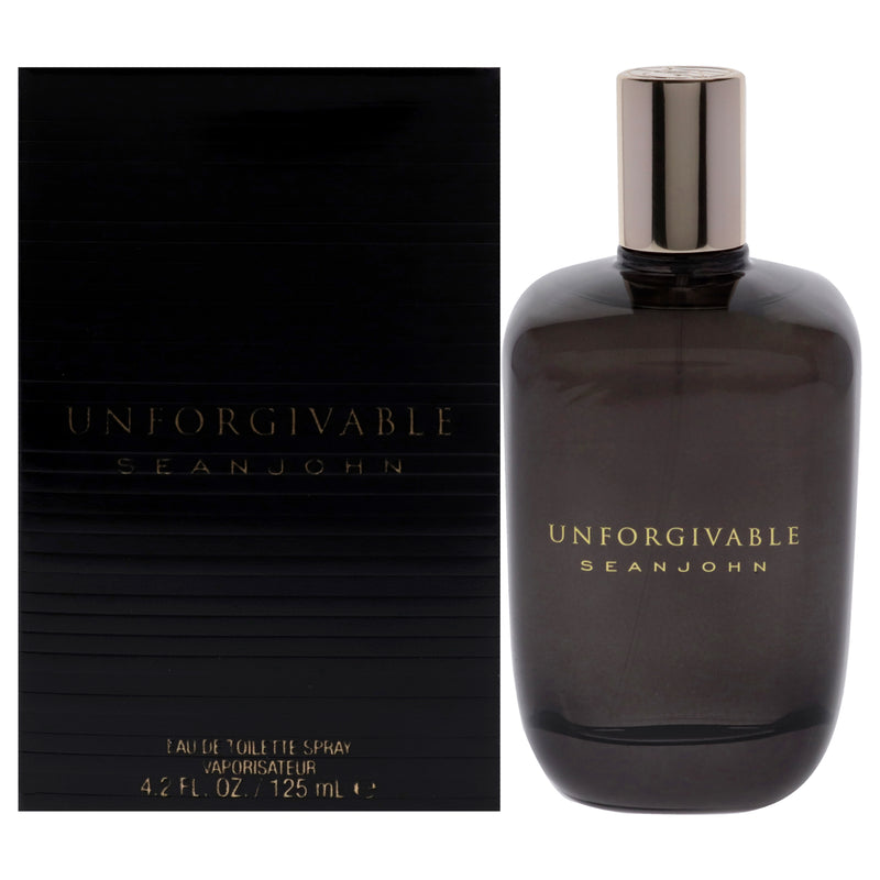 Sean John Unforgivable by Sean John for Men - 4.2 oz EDT Spray