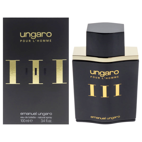 Emanuel Ungaro Ungaro III by Emanuel Ungaro for Men - 3.4 oz EDT Spray