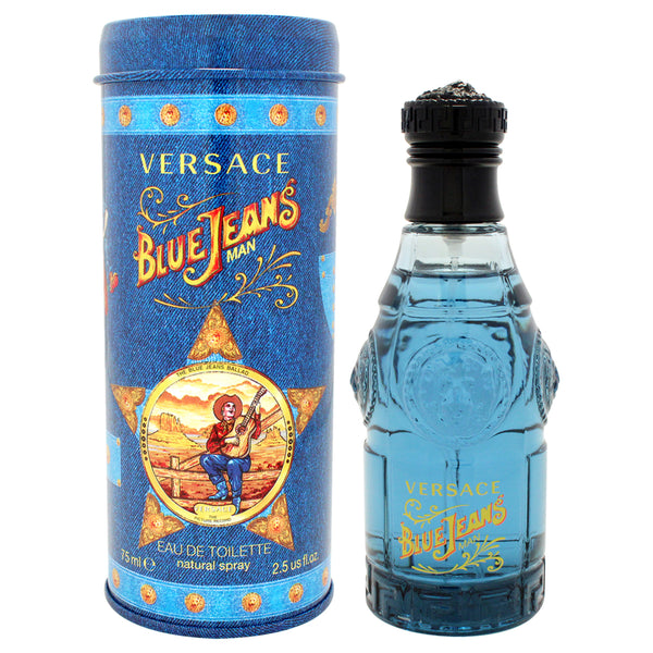 Versace Blue Jeans by Versace for Men - 2.5 oz EDT Spray