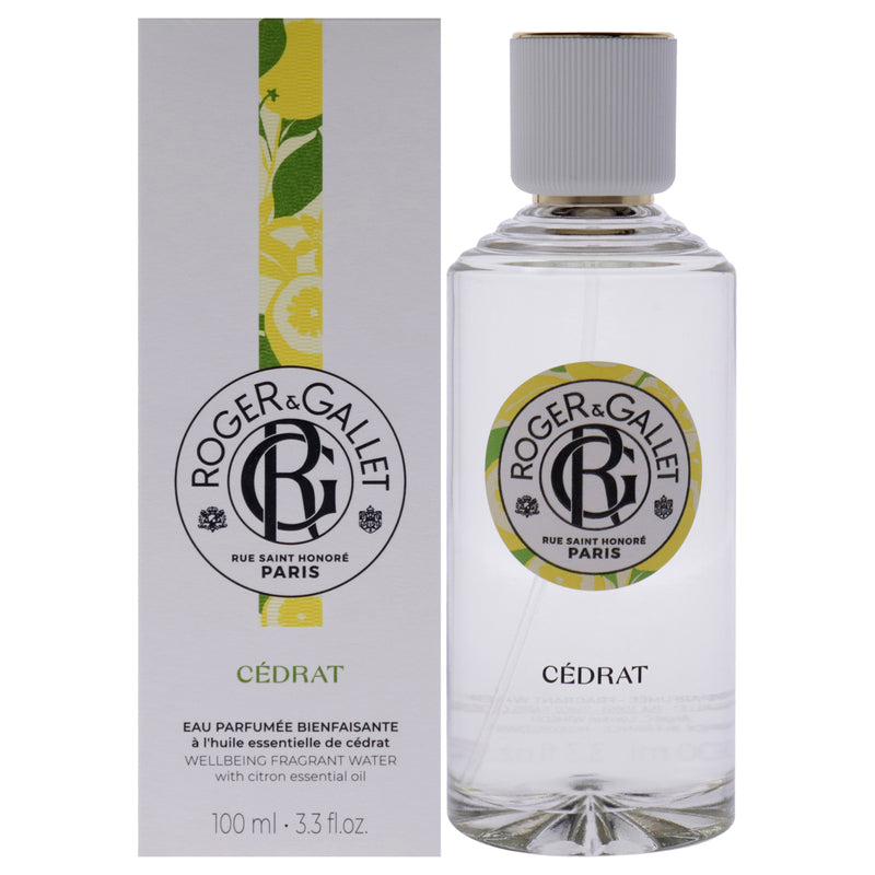 Roger & Gallet Citron by Roger & Gallet for Unisex - 3.3 oz Fragrant Water Spray