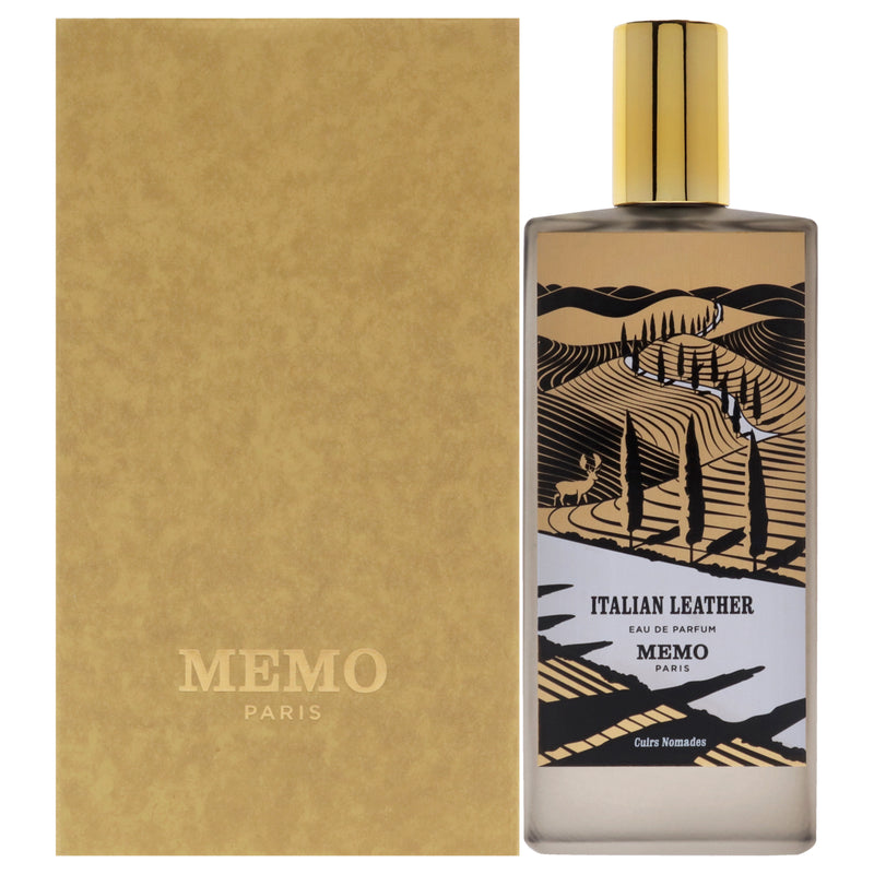 Memo Paris Italian Leather by Memo Paris for Unisex - 2.53 oz EDP Spray