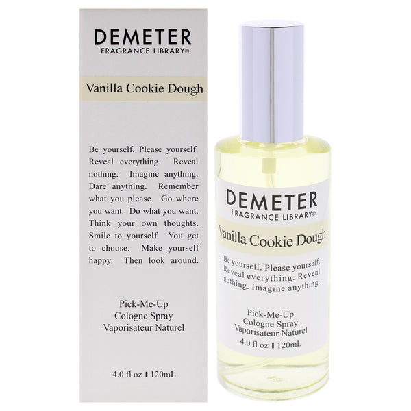 Demeter Vanilla Cookie Dough by Demeter for Unisex - 4 oz Cologne Spray