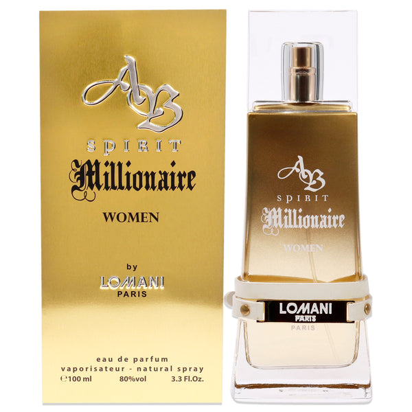 Lomani AB Spirit Millionaire by Lomani for Women - 3.3 oz EDP Spray