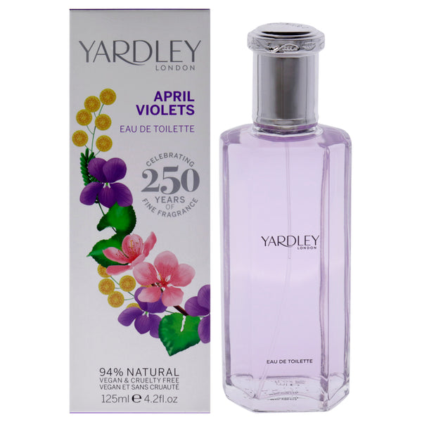 Yardley London April Violets by Yardley London for Women - 4.2 oz EDT Spray