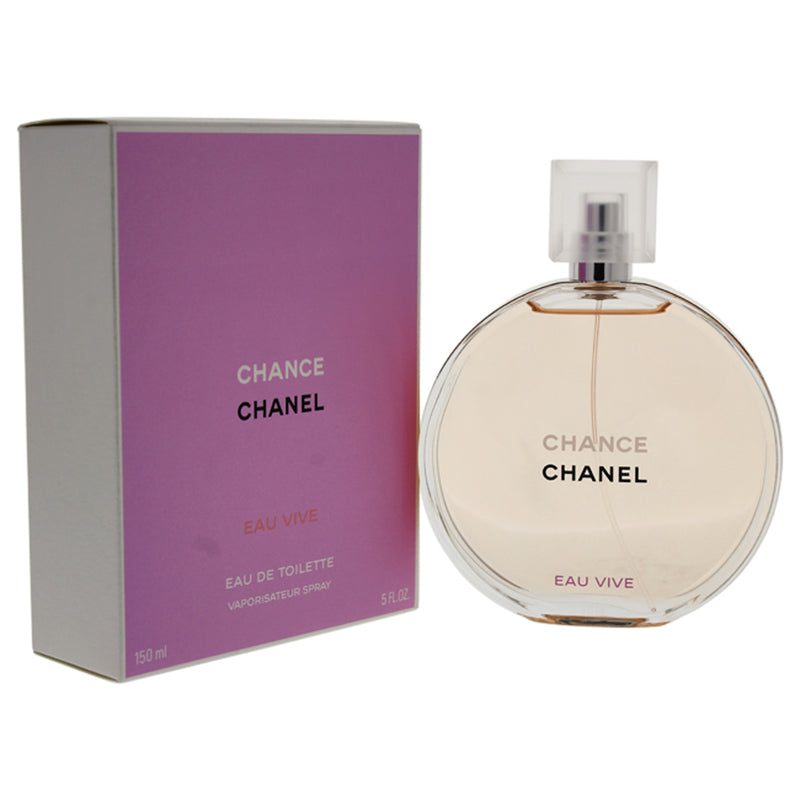 Chanel Chance Eau Vive by Chanel for Women - 5 oz EDT Spray