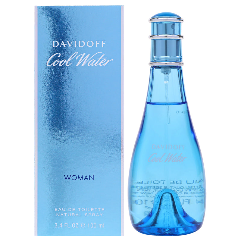 Davidoff Cool Water by Davidoff for Women - 3.4 oz EDT Spray