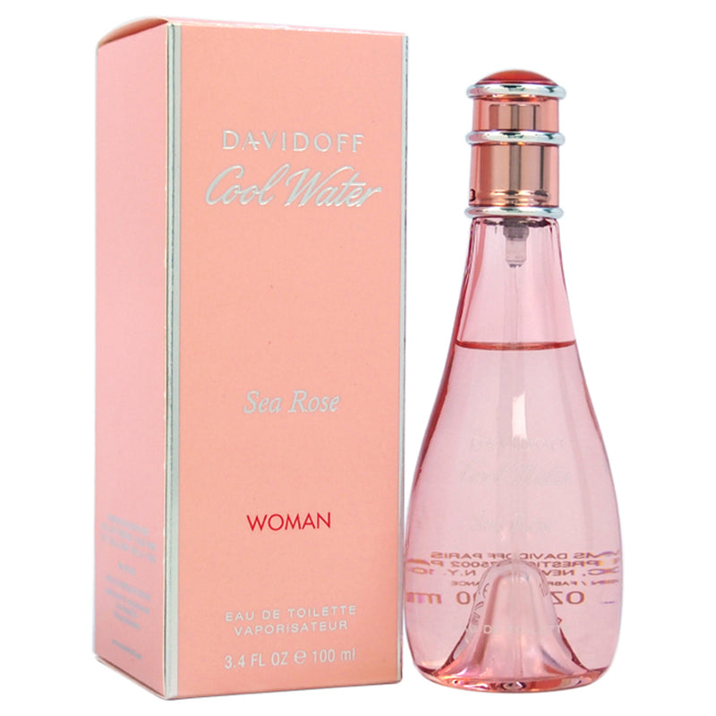 Davidoff Cool Water Sea Rose by Davidoff for Women - 3.4 oz EDT Spray