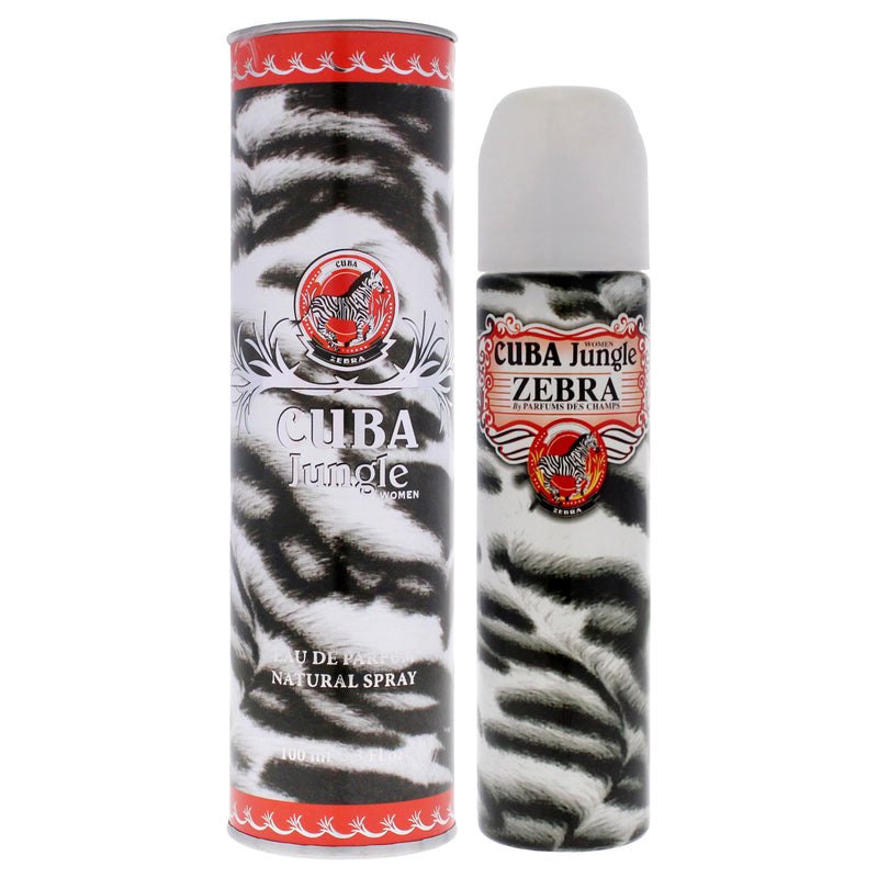 Cuba Cuba Jungle Zebra by Cuba for Women - 3.3 oz EDP Spray