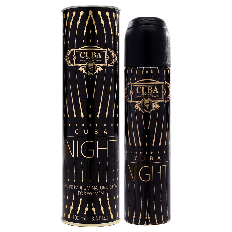 Cuba Cuba Night by Cuba for Women - 3.3 oz EDP Spray
