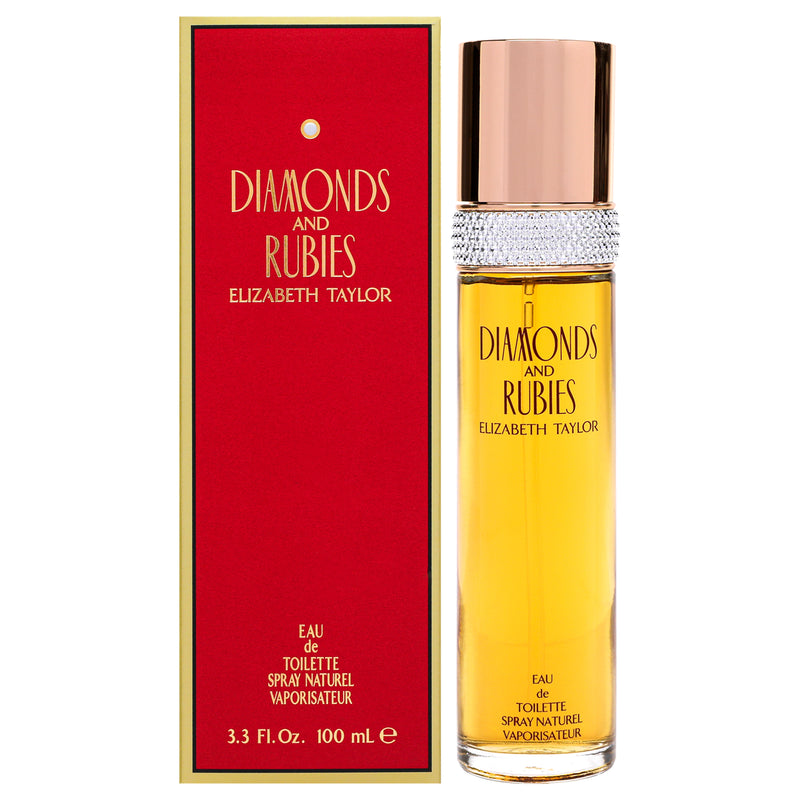 Elizabeth Taylor Diamonds and Rubies by Elizabeth Taylor for Women - 3.3 oz EDT Spray