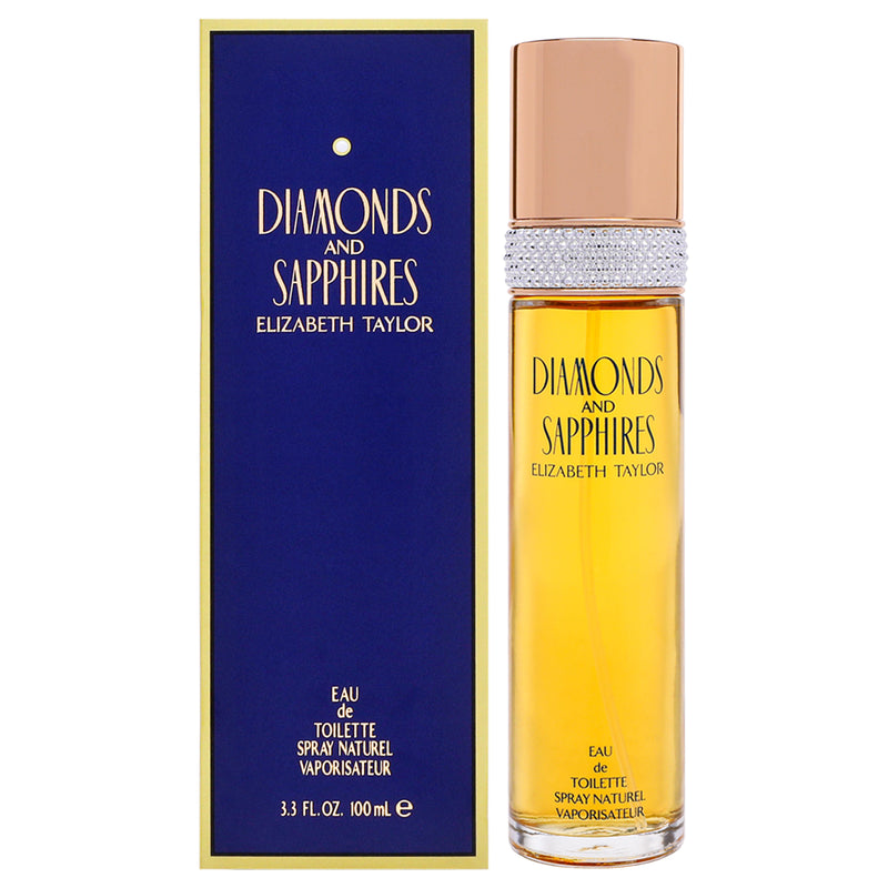 Elizabeth Taylor Diamonds and Sapphires by Elizabeth Taylor for Women - 3.3 oz EDT Spray