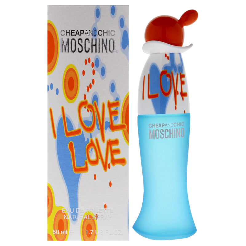 Moschino I Love Love Cheap and Chic by Moschino for Women - 1.7 oz EDT Spray