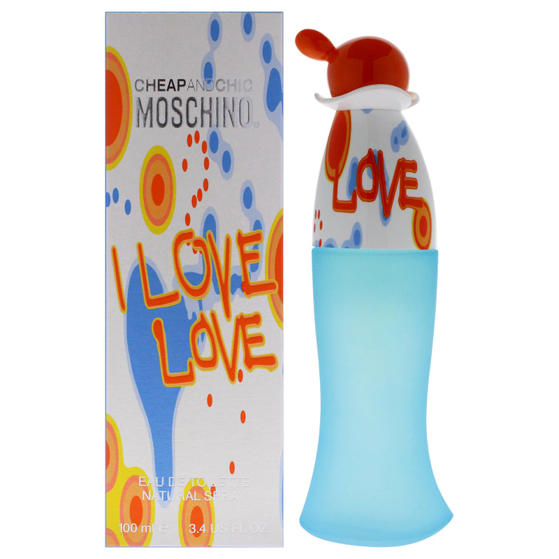 Moschino I Love Love Cheap And Chic by Moschino for Women - 3.4 oz EDT Spray