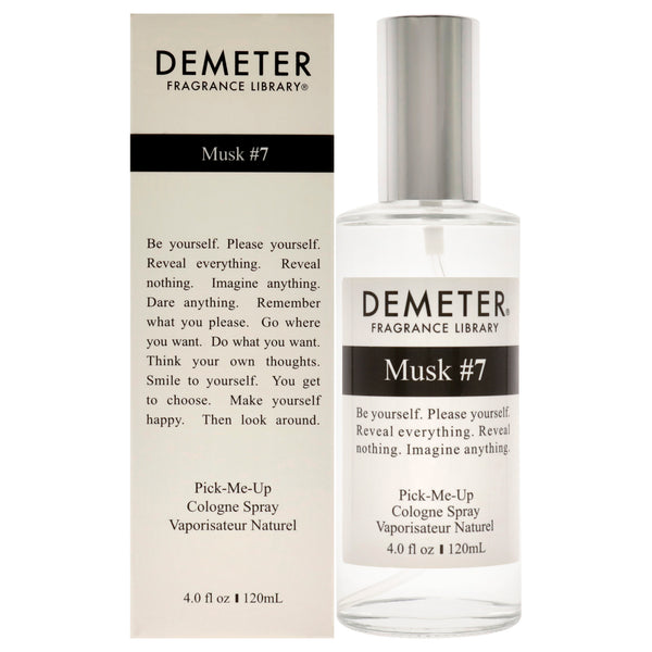 Demeter Musk #7 by Demeter for Women - 4 oz Cologne Spray